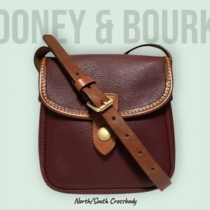 Dooney & Bourke (Vintage) North/South Crossbody Bag-EUC